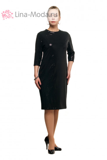 Платье "Олси" 1705027/1 ОЛСИ (Черный)