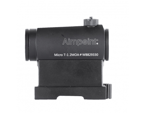 Прицел коллиматорный Micro T-1 Red Dot (Black) НА ВЫСОКОЙ ПЛАНКЕ